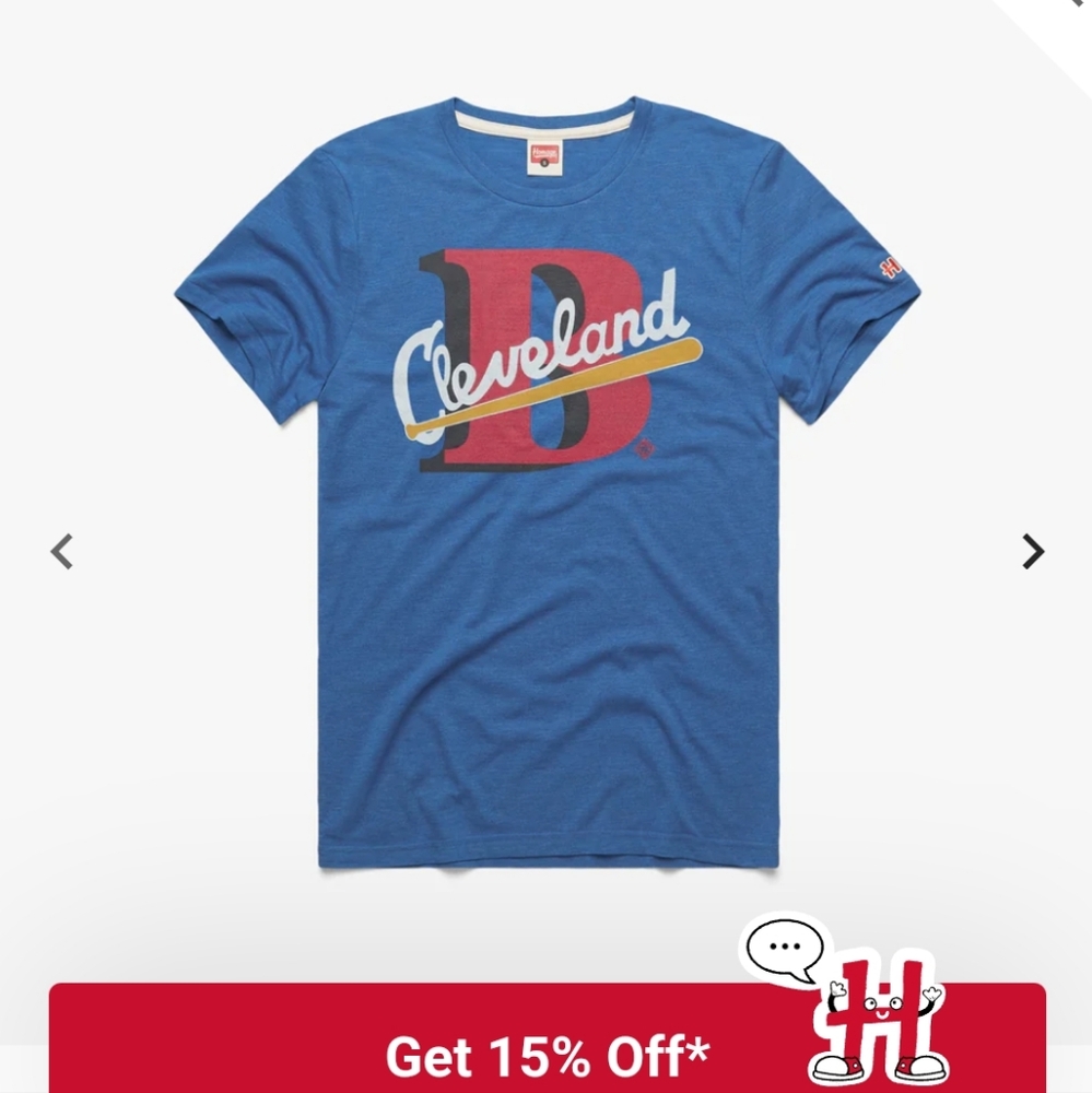 HOMAGE Blue Cleveland Graphic Tee